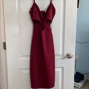 Form fitted cocktail dress